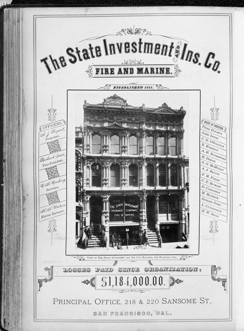 Corner Polk and Bush Streets: G.F. Roberts, candy manufactory, San Francisco, California