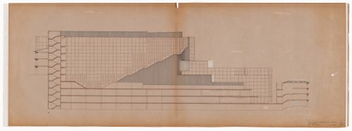 East elevation for Edifício de Escritórios na Av. D. Afonso Henriques, Avenida da Ponte, Porto, Portugal