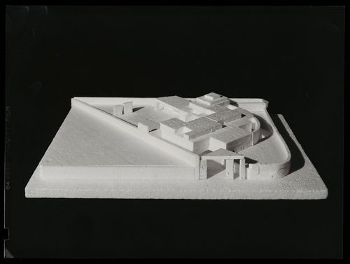 View of model for Casa Marques Pinto, Porto, Portugal