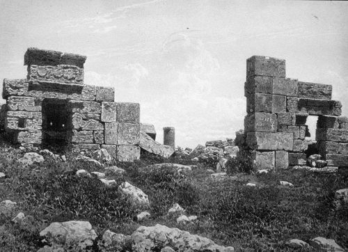 View of an archeological site near the Dead Sea, Israel