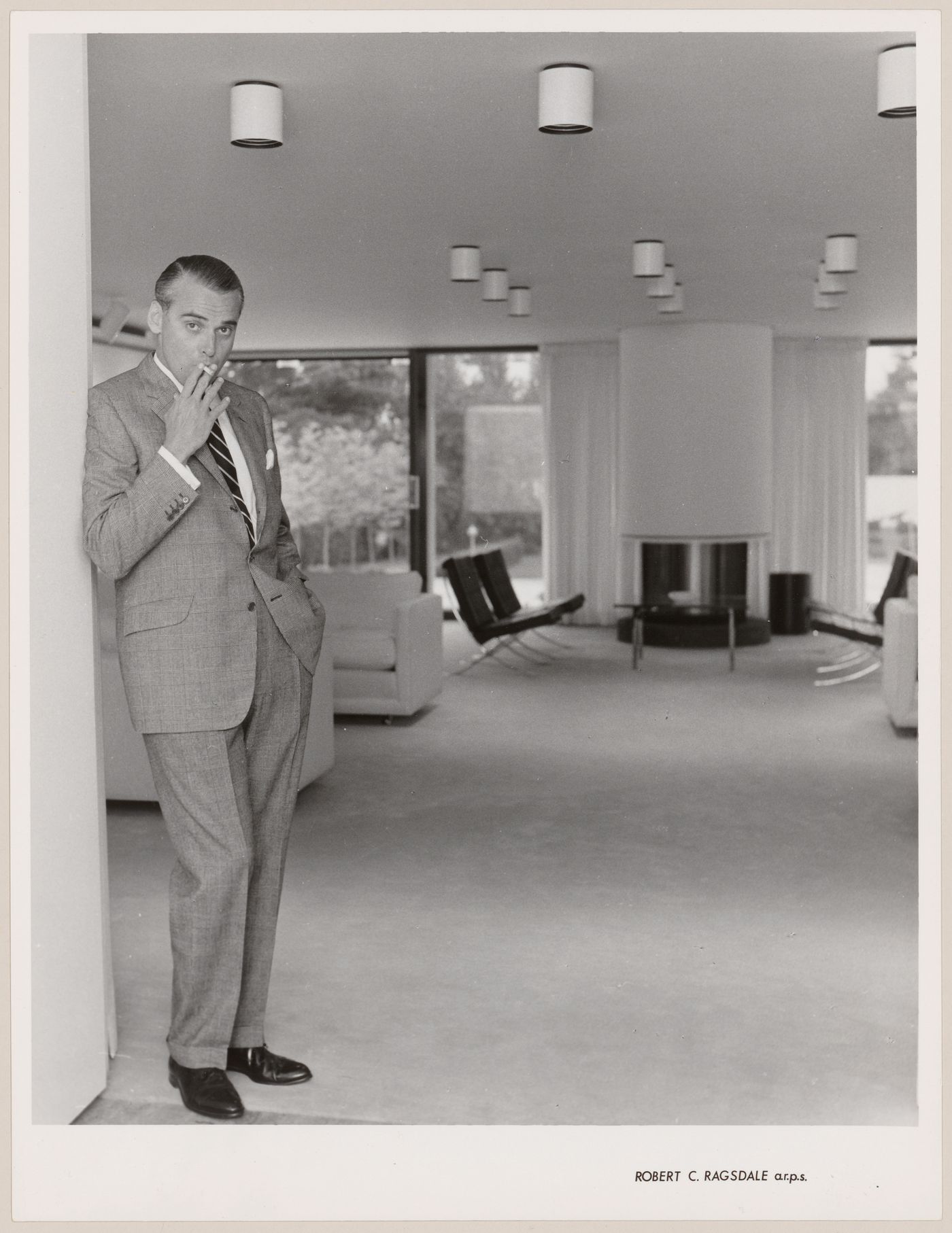 Parkin in his home at 75 The Bridle Path, North York