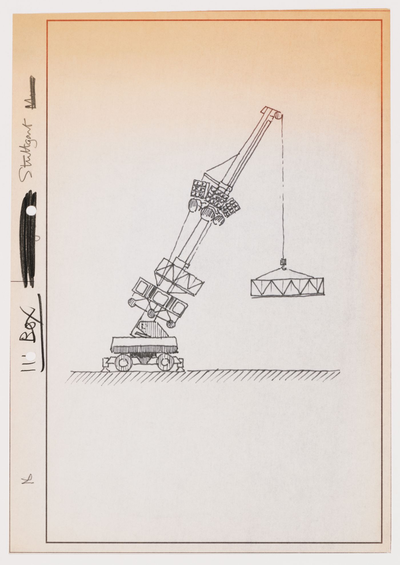 McAppy: elevation of a crane