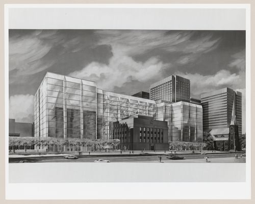 Perspective for Bank of Canada Building, Ottawa, Ontario