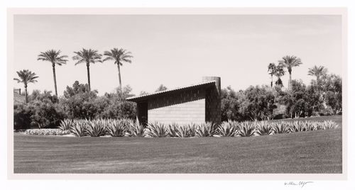 Guest house and cactus plantings, from the series The David and Gladys Wright House