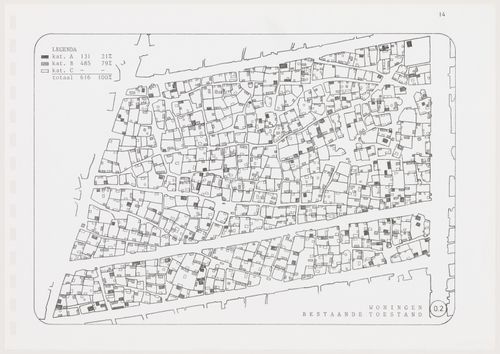 Map of Ouagadougou suburban development, Burkina Faso