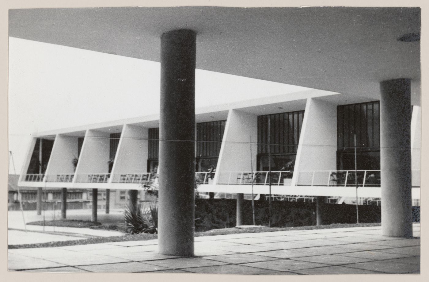 View of primary school, Pedregulho, Rio de Janeiro, Brazil

