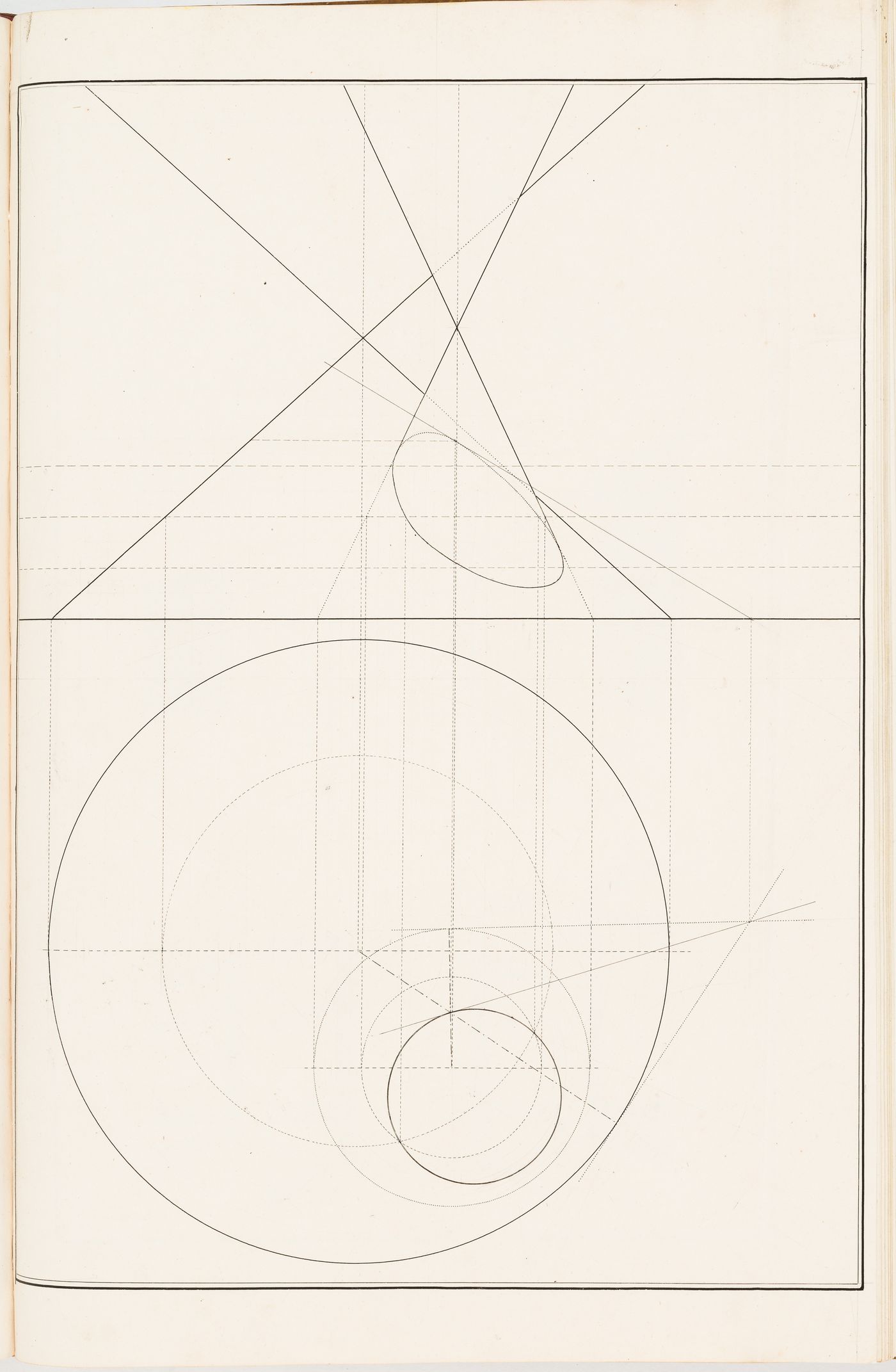 Conical sections: two geometry exercises