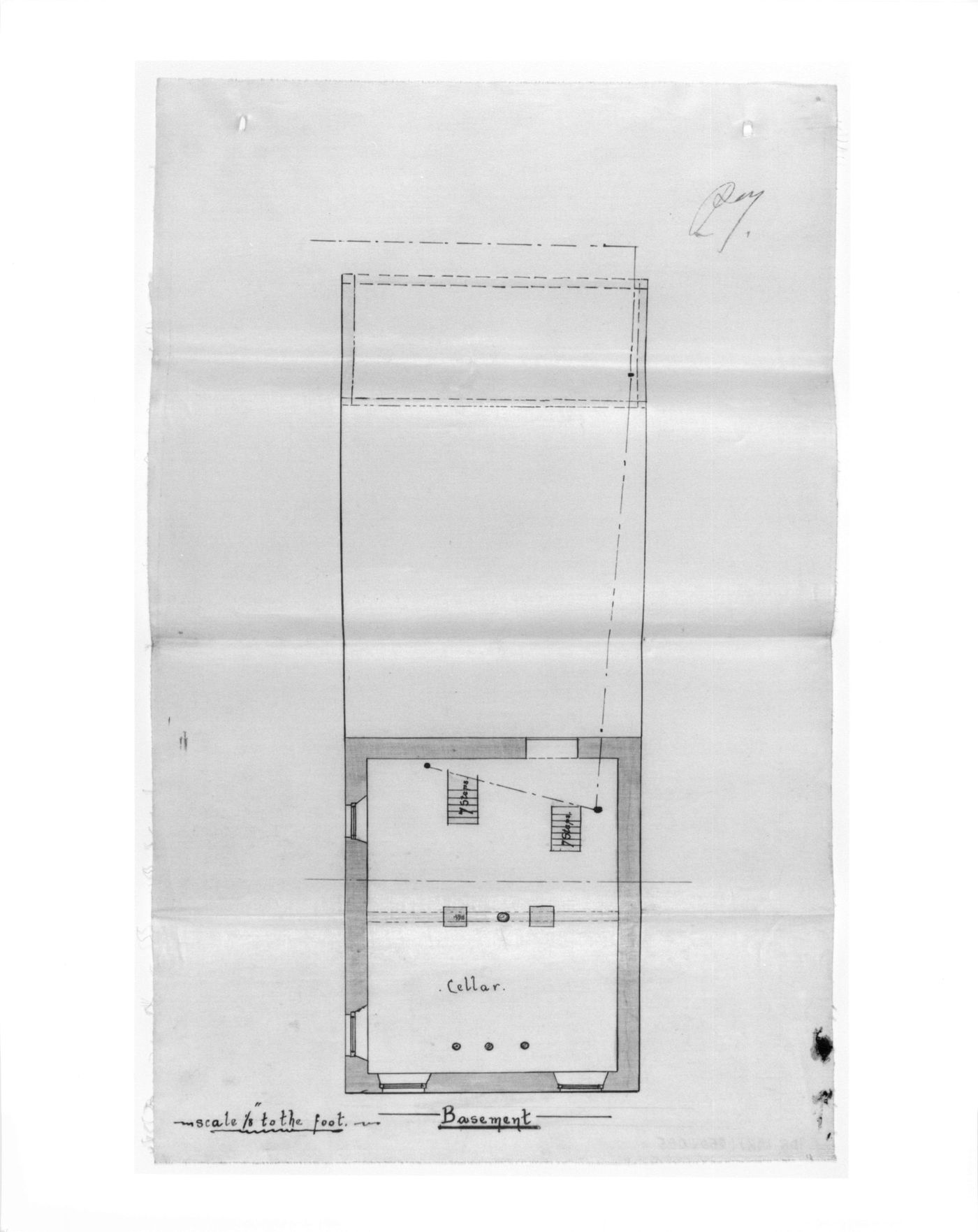 House for David Edwards -basement plan