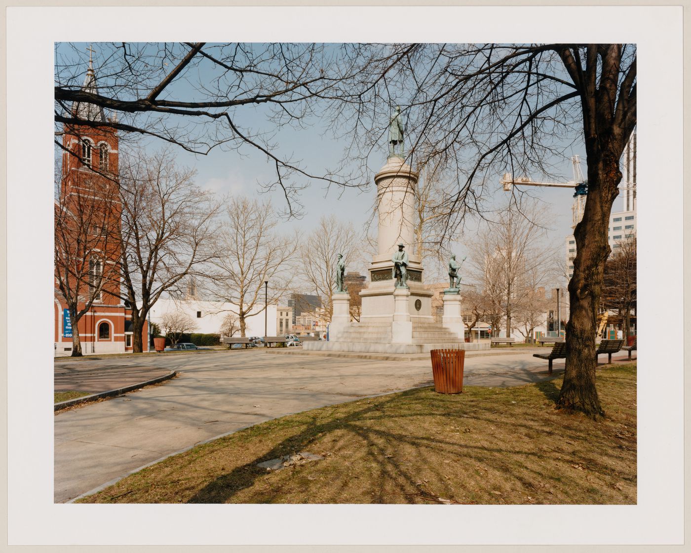 Viewing Olmsted: View of the Sailor's Monument, Washington Square, Rochester, New York