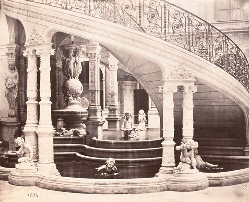 Plate from album ''Buildings, parks and streets of Paris, Versailles and environs, France''