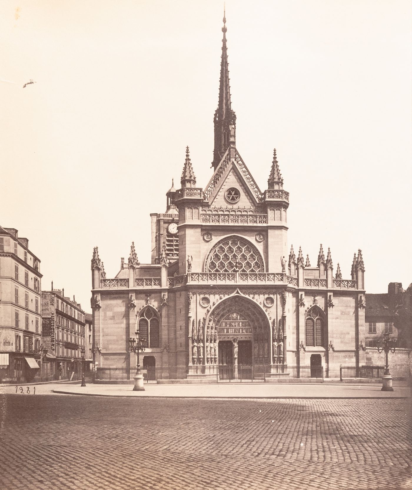 Plate from album ''Buildings, parks and streets of Paris, Versailles and environs, France''