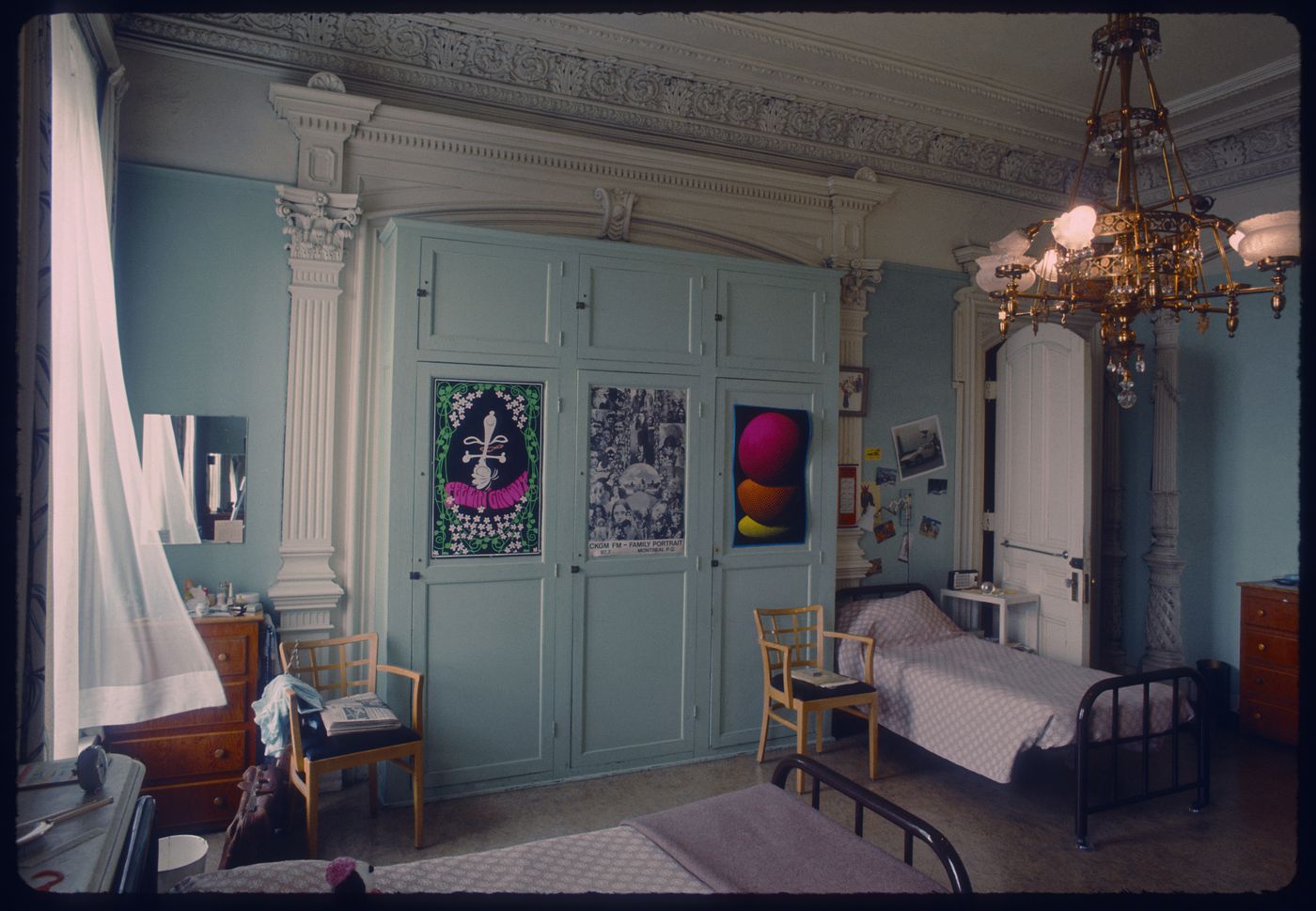 Interior view of a bedroom [?] (now a reception room), Shaughnessy House, Montréal, Québec