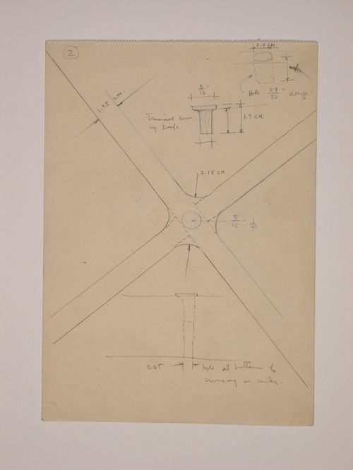 Various documents and drawings including furniture design and office renovation: File G 694