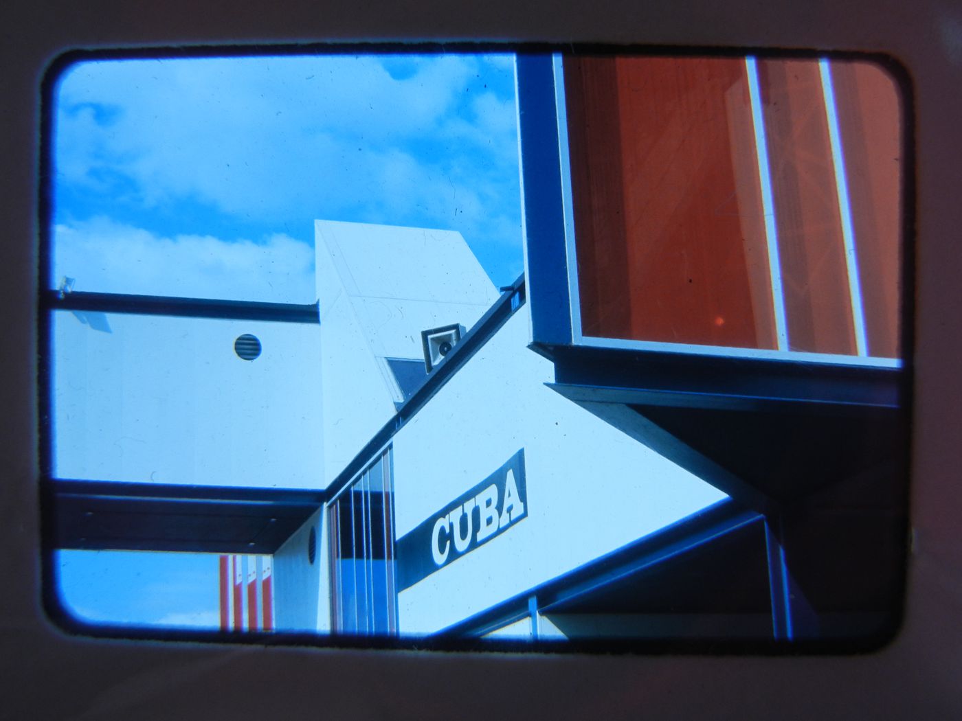 Partial view of the Cuban Pavilion, Expo 67, Montréal, Québec