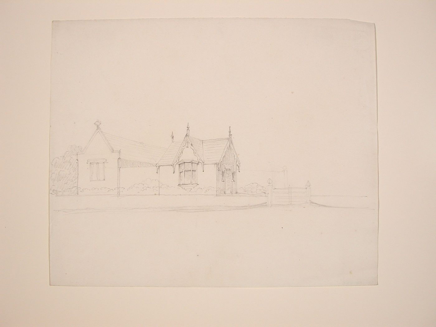Perspective of a cottage