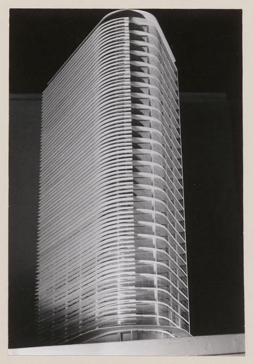 View of model for Banco Minero da Produção, Belo Horizonte, Brazil