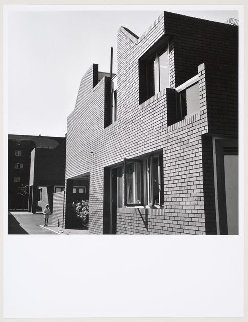 View of completed building