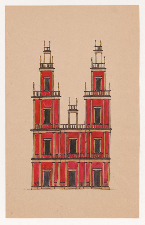 Visionary design for the façade of a building