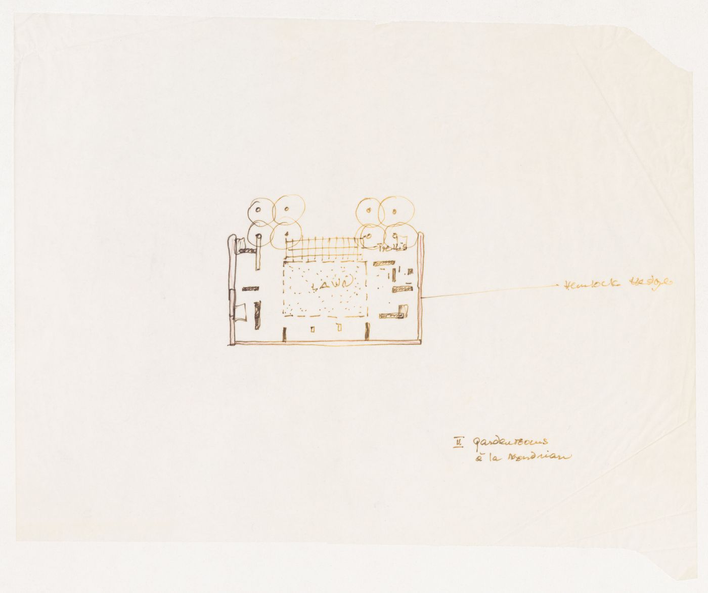 Sketch for Library Square, Vancouver, British Columbia