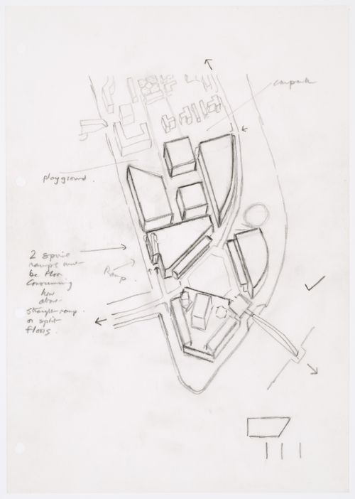 Lowry Centre, Salford, England: Site plan