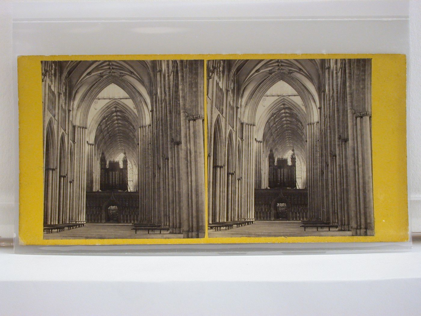 York Minster - The Nave, looking East. No. 370. [from the west]