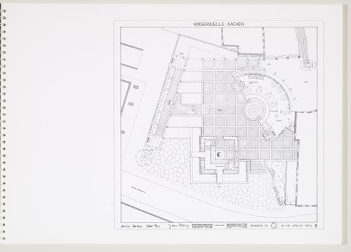 Kaiserplatz, Aachen, Germany: plan