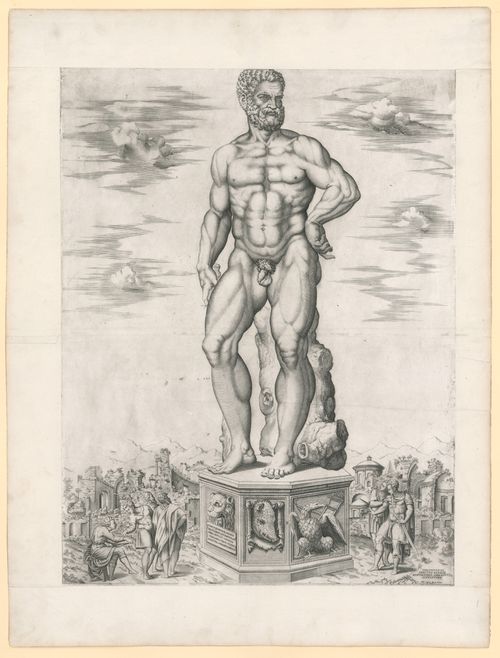 Perspective of Bartolomeo Ammannati's Hercules
