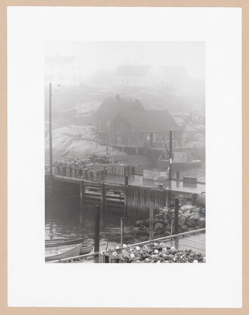 Boathouses, Peggy's Cove, Nova Scotia, from the series The Forms of Canadian Industrial Architecture
