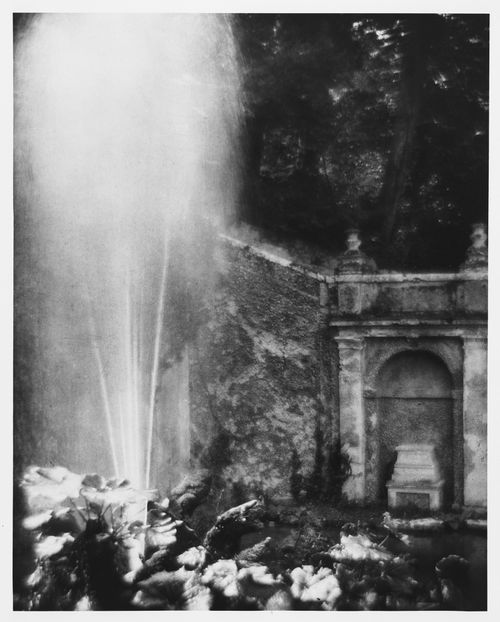 Partial view of the Fountain of the Dragon, Villa d'Este, Tivoli, Italy