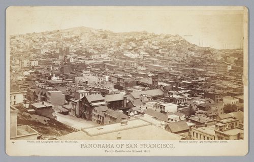 Section 4 of 11 of Panorama of San Francisco, from California Street Hill, California