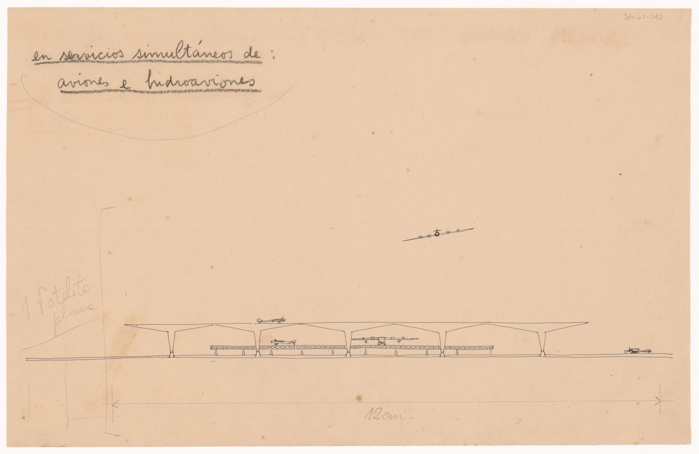Sketch for Aeropuerto, Buenos Aires, Argentina
