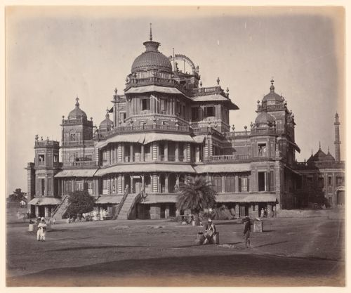 View of the Kaisar Pasand, Lucknow, India