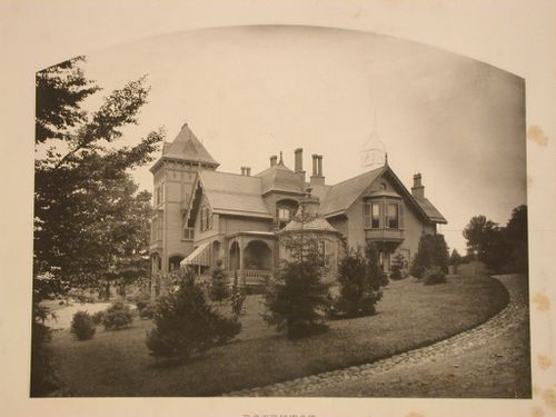Rozenhof. Residence of S. R. Van Duzer. view from the southwest