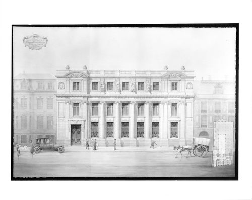 Projet pour la construction dela Banque Centrale Anversoise