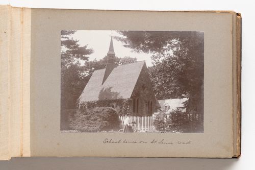 View of an unidentified building on Saint Louis road, possibly Quebec City, Quebec, Canada