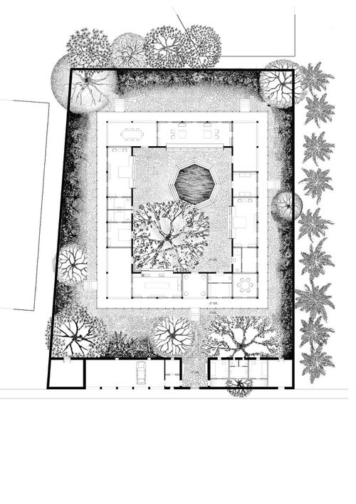 House in Chennai : plan