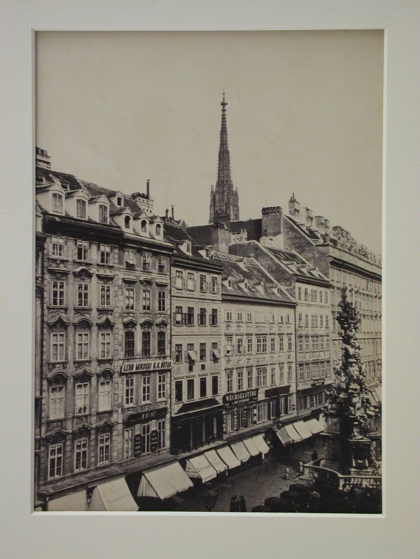 View of a square, Vienna, Austria