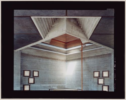 Chapel interior, Carlo Scarpa's Tomba Brion, San Vito d'Altivole, Italy