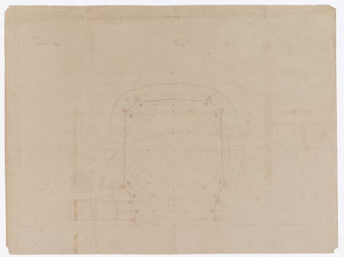 Project for an opera house for the Théâtre impérial de l'opéra: Sketch plan for the auditorium, possibly an alternate design