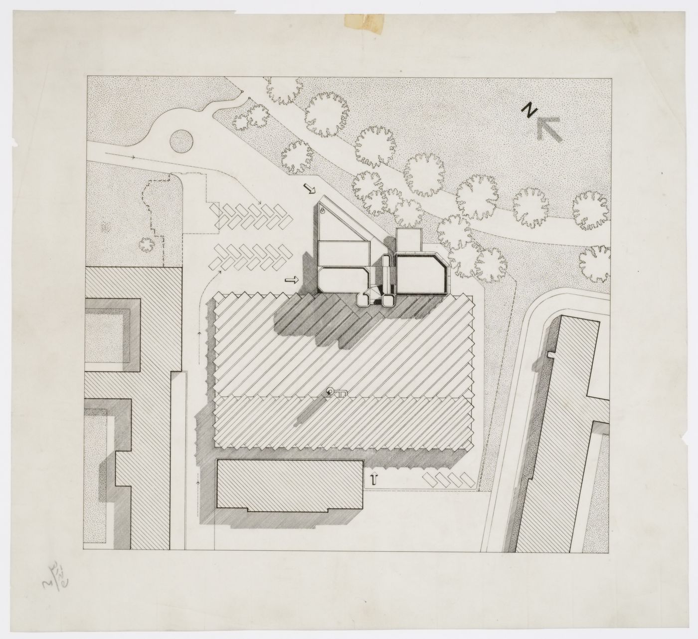 Leicester University Engineering Building, Leicester, England: plan