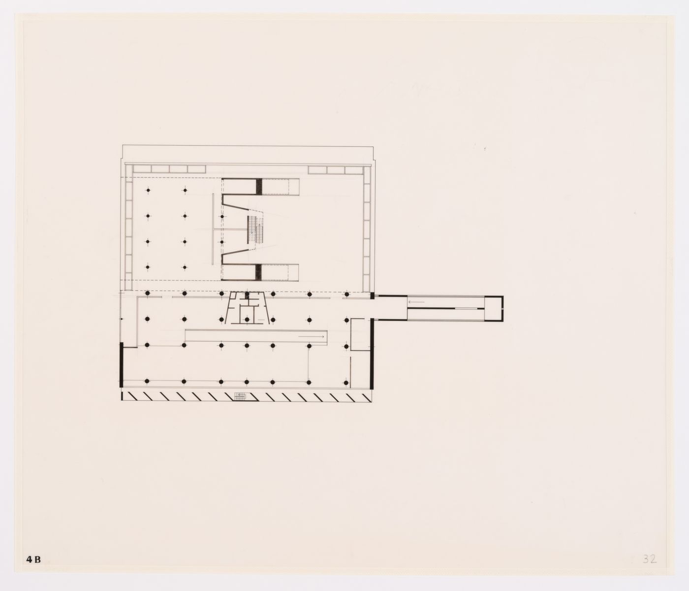 Floor plan for the Museum of Knowledge, in Sector 1, in Chandigarh, India