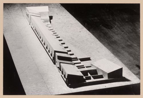 View of model for Conjunto Habitacional em Caxinas, Vila Cova - Vila do Conde, Portugal