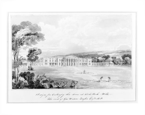 Design for enlarging the houseat Stoke Park