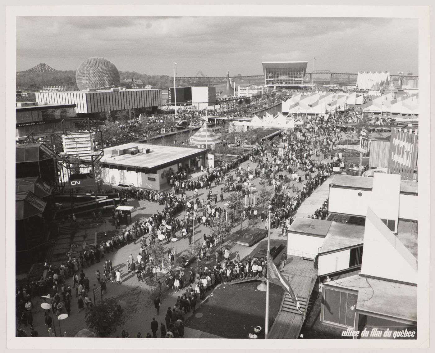 Partial view of the Île Notre-Dame site, Expo 67, Montréal, Québec