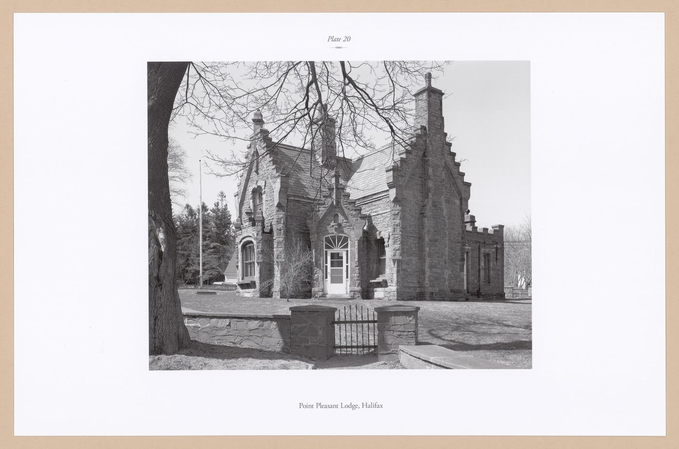 Plate 20: Point Pleasant Lodge, Halifax, from the portfolio, A Nova Scotia Archive