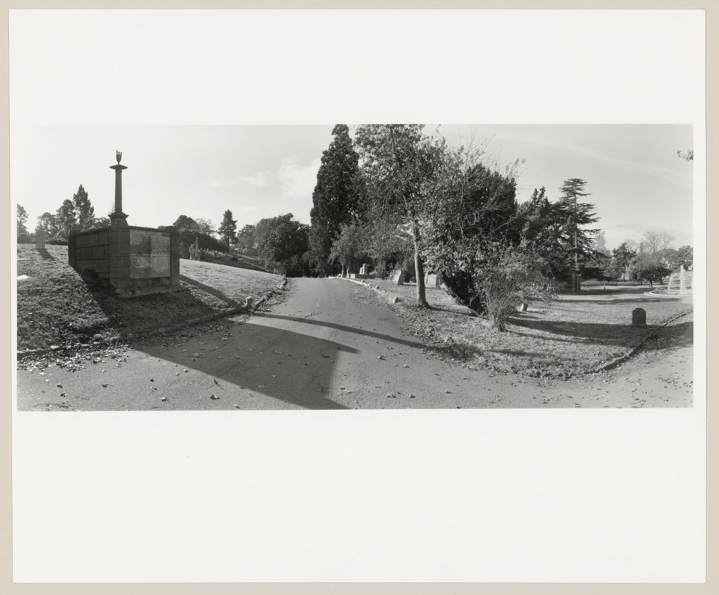 Upper Cemetery Drive, Mountain View Cemetery, Oakland, California