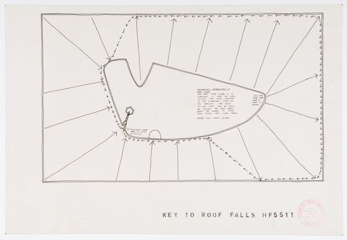 Plan for the drainage of the roof, House of the Future, Daily Mail Ideal Homes Exhibition, London, England