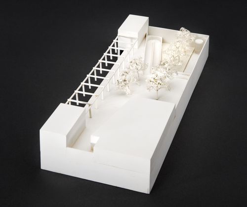 Unidentified courtyard: model