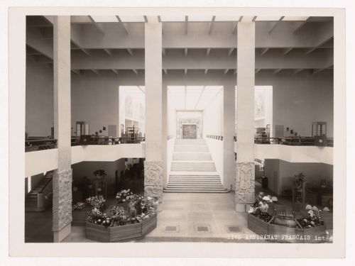 Interior view of the Palais de l'Artisanat, 1937 Exposition internationale, Paris, France
