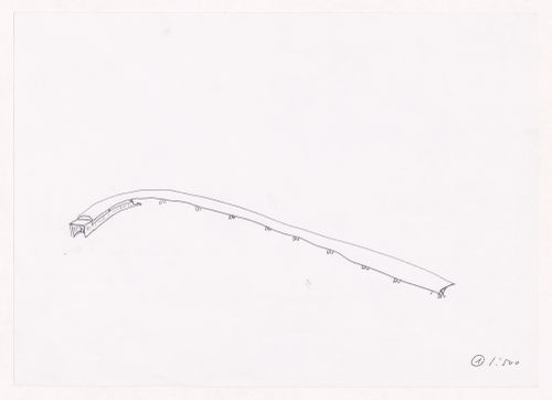 Sketch axonometric view for Estudo Urbanístico da Lagoinha, Belo Horizonte, Brazil